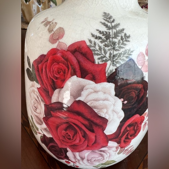 Ceramic jug with rose - Picture 4 of 13